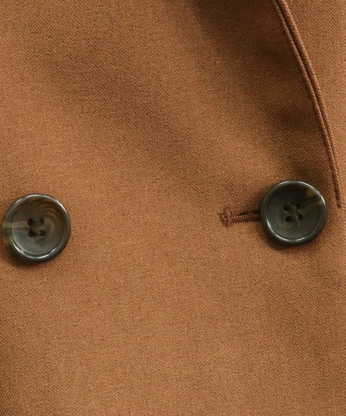 TOKYO SHIRTS（トウキョウシャツ）の「テーラードジャケット（販売停止中）（テーラードジャケット・レディース・ネイビー/モカ・M/L）」の4枚目の写真