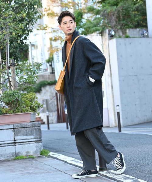 NAVY(ネイビー)の「NAVY ネイビー PBTダイヤタートルネックセーター(ニット/セーター・メンズ・ブラック/グレー/ブラウン/ネイビー・L/XL/M)」の15枚目の写真