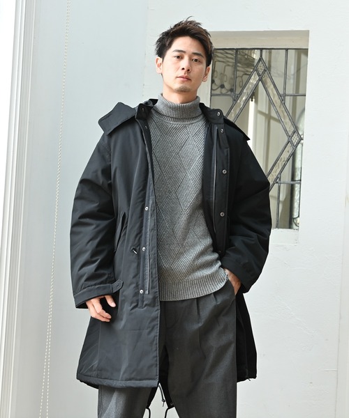 NAVY(ネイビー)の「NAVY ネイビー PBTダイヤタートルネックセーター(ニット/セーター・メンズ・ブラック/グレー/ブラウン/ネイビー・L/XL/M)」の18枚目の写真
