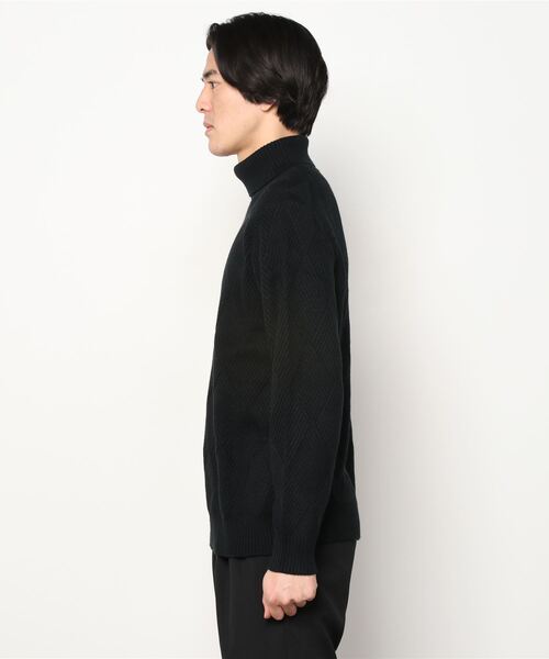 NAVY(ネイビー)の「NAVY ネイビー PBTダイヤタートルネックセーター(ニット/セーター・メンズ・ブラック/グレー/ブラウン/ネイビー・L/XL/M)」の20枚目の写真