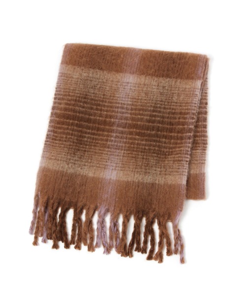 PAGEBOY(ページボーイ)の「キモウチェックストール(ストール/ショール・レディース・ブラック/ブラウン/グレイッシュベージュ・FREE)」の13枚目の写真