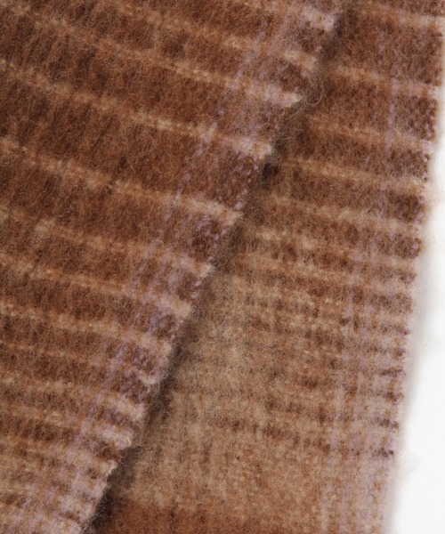 PAGEBOY(ページボーイ)の「キモウチェックストール(ストール/ショール・レディース・ブラック/ブラウン/グレイッシュベージュ・FREE)」の5枚目の写真