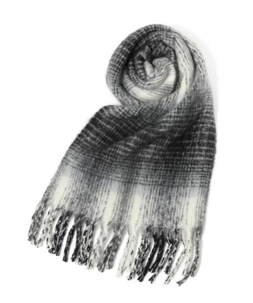 PAGEBOY(ページボーイ)の「キモウチェックストール(ストール/ショール・レディース・ブラック/ブラウン/グレイッシュベージュ・FREE)」の15枚目の写真