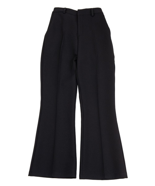 PUNYUS（プニュズ）の「センタープレスフレアパンツ（スラックス・レディース・レッド/グリーン/ブラック/ブラウン・3/1/2/4）」の22枚目の写真