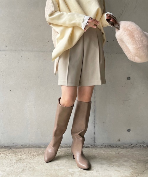 DouDou（ドゥドゥ）の「カルゼショートパンツ（その他パンツ・レディース・ブラック/ベージュ/オフホワイト・FREE）」の17枚目の写真