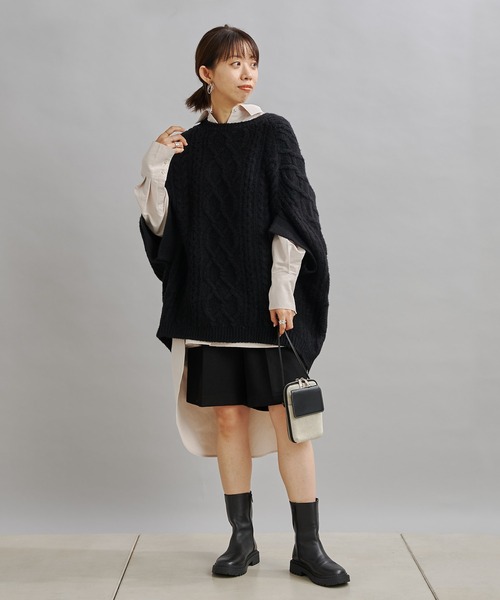 DouDou（ドゥドゥ）の「カルゼショートパンツ（その他パンツ・レディース・ブラック/ベージュ/オフホワイト・FREE）」の4枚目の写真