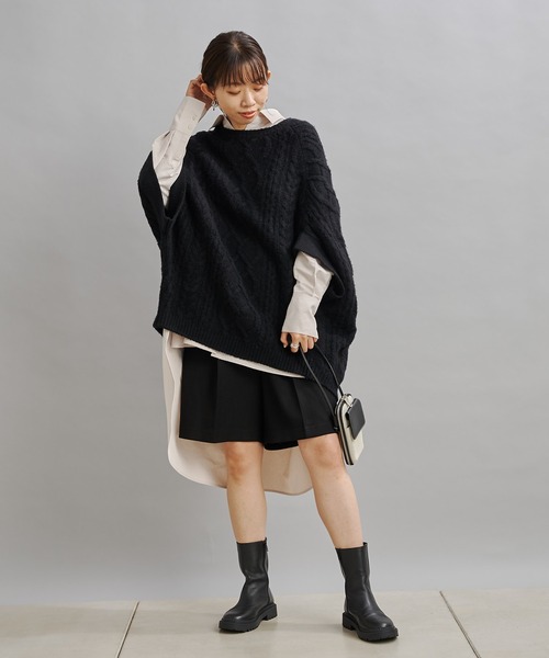 DouDou（ドゥドゥ）の「カルゼショートパンツ（その他パンツ・レディース・ブラック/ベージュ/オフホワイト・FREE）」の18枚目の写真