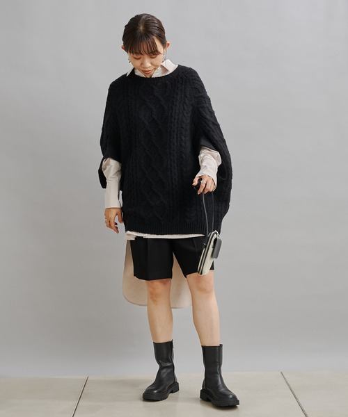 DouDou（ドゥドゥ）の「カルゼショートパンツ（その他パンツ・レディース・ブラック/ベージュ/オフホワイト・FREE）」の9枚目の写真