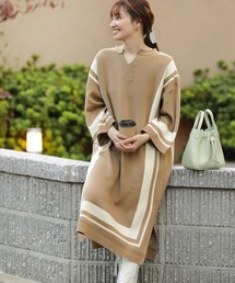 Bou Jeloud | ジャガードスクエア柄ロングワンピース(ワンピース)