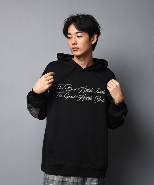 GALLIS ADDICTION(ガリスアディクション)の「GA×BRANDALISED ART HOODIE/アート プルパーカー(パーカー・メンズ・ホワイト/ブラック/グレイッシュブルー・M/L)」の17枚目の写真