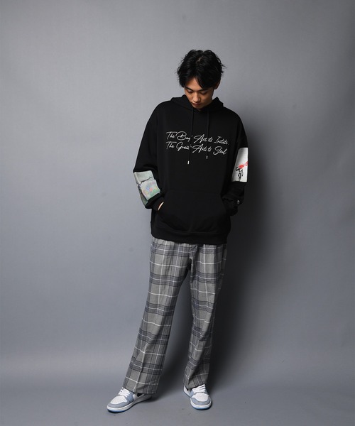 GALLIS ADDICTION(ガリスアディクション)の「GA×BRANDALISED ART HOODIE/アート プルパーカー(パーカー・メンズ・ホワイト/ブラック/グレイッシュブルー・M/L)」の13枚目の写真