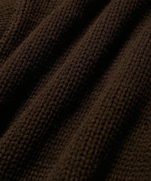 vis-`a-vis（ビサビ）の「【WEB限定】ゆったりバックレースアップショート丈ニットプルオーバー（ニット/セーター・レディース・ダークブラウン/ターコイズブルー/キナリ・FREE）」の18枚目の写真