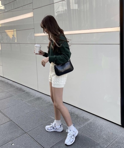 fiere（フィエール）の「ケーブルミニニットパンツ（その他パンツ