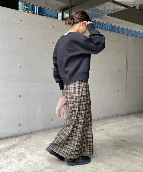 DouDou（ドゥドゥ）の「ドットボタンショートカーディガン（カーディガン/ボレロ・レディース・ブラック/ベージュ・FREE）」の8枚目の写真