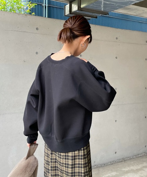 DouDou（ドゥドゥ）の「ドットボタンショートカーディガン（カーディガン/ボレロ・レディース・ブラック/ベージュ・FREE）」の10枚目の写真