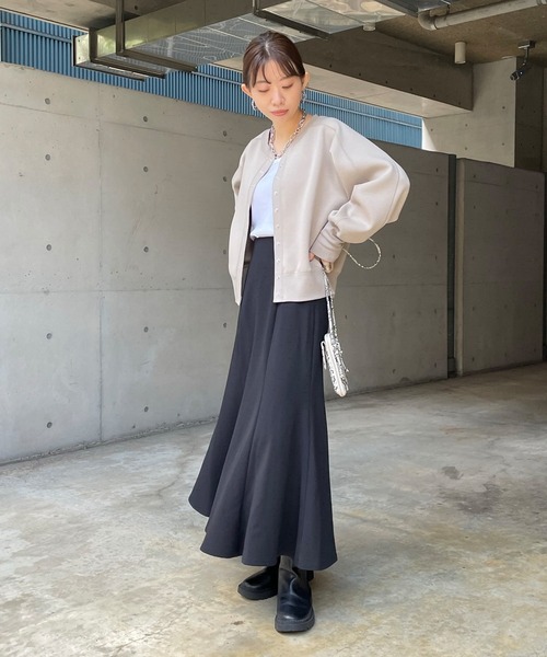 DouDou（ドゥドゥ）の「ドットボタンショートカーディガン（カーディガン/ボレロ・レディース・ブラック/ベージュ・FREE）」の22枚目の写真