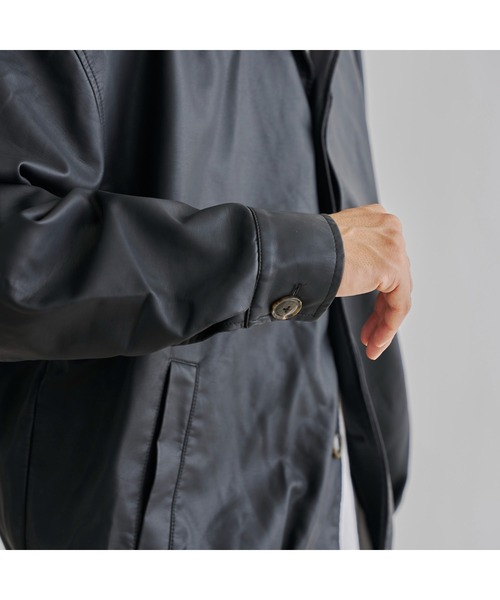 CPCM(シーピーシーエム)の「フェイクレザーショートブルゾン(その他アウター・メンズ・ブラック・MEDIUM/LARGE)」の20枚目の写真