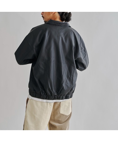 CPCM(シーピーシーエム)の「フェイクレザーショートブルゾン(その他アウター・メンズ・ブラック・MEDIUM/LARGE)」の16枚目の写真