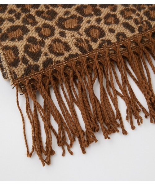 AZUL by moussy（アズールバイマウジー）の「LEOPARD STOLE/レオパードストール（ストール/ショール・レディース・グレー系その他/ベージュ系その他・FREE）」の13枚目の写真