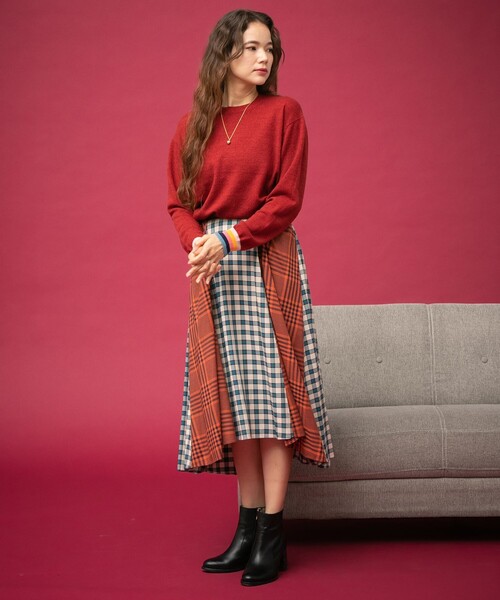 Paul Smith（ポールスミス）の「フリュイドチェック スカート