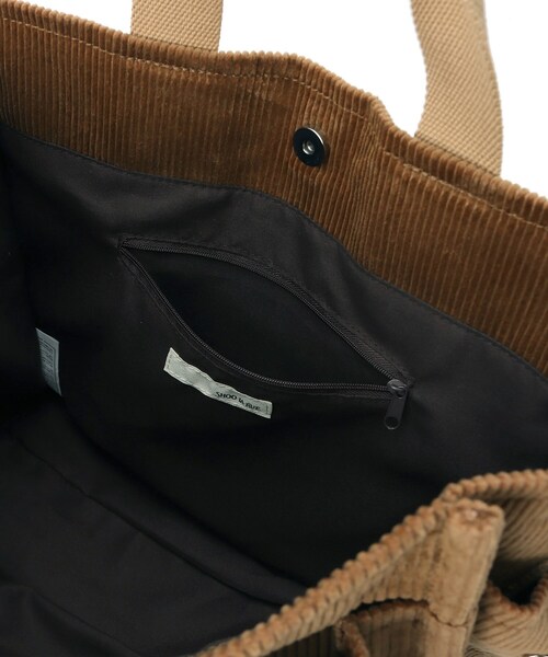 SHOO・LA・RUE（シューラルー）の「◆コーデュロイビッグ2WAYトート（トートバッグ・レディース・カーキ系4/ブラウン系その他/ナチュラル/ブラウン系・00）」の14枚目の写真