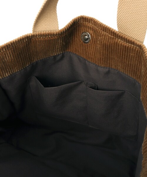 SHOO・LA・RUE（シューラルー）の「◆コーデュロイビッグ2WAYトート（トートバッグ・レディース・カーキ系4/ブラウン系その他/ナチュラル/ブラウン系・00）」の15枚目の写真