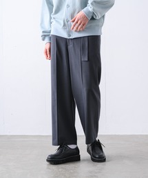 YUEATE | "belded wide slacks" ベルデッドワイドスラックス(スラックス)