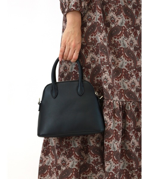 Lugnoncure（ルノンキュール）の「2WAYボストンバッグ（ボストンバッグ・レディース・オレンジ/ブラック/ベージュ・ﾌﾘ-）」の2枚目の写真