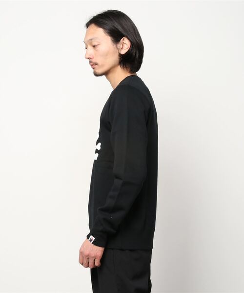 A BATHING APE(アベイシングエイプ)の「【PIRATE STORE EXCLUSIVE】A BATHING APE CROSSBONE CREWNECK M(スウェット・メンズ・グレー/ブラック・SMALL/MEDIUM/LARGE/X-LARGE/XX-LARGE)」の7枚目の写真