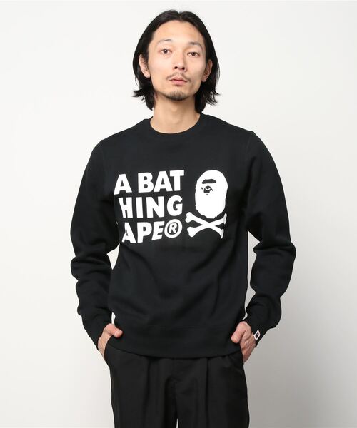 セール】【PIRATE STORE EXCLUSIVE】A BATHING APE CROSSBONE CREWNECK 