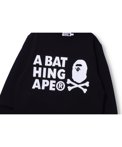 A BATHING APE(アベイシングエイプ)の「【PIRATE STORE EXCLUSIVE】A BATHING APE CROSSBONE CREWNECK M(スウェット・メンズ・グレー/ブラック・SMALL/MEDIUM/LARGE/X-LARGE/XX-LARGE)」の4枚目の写真
