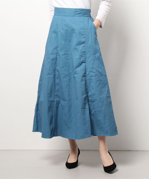 COTORICA（コトリカ）の「2WAYフレアースカート（スカート・レディース・ベージュ/ブラック/ブルー/カーキ・SMALL/MEDIUM）」の4枚目の写真