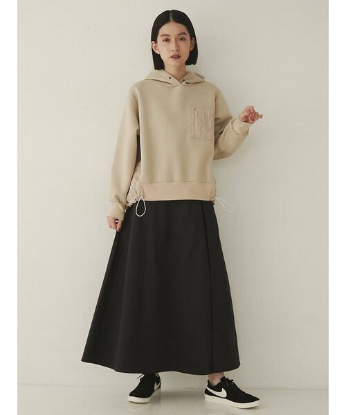 COTORICA（コトリカ）の「2WAYフレアースカート（スカート・レディース・ベージュ/ブラック/ブルー/カーキ・SMALL/MEDIUM）」の12枚目の写真