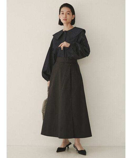 COTORICA（コトリカ）の「2WAYフレアースカート（スカート・レディース・ベージュ/ブラック/ブルー/カーキ・SMALL/MEDIUM）」の10枚目の写真