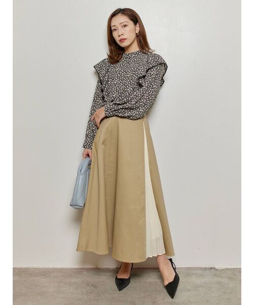 COTORICA（コトリカ）の「2WAYフレアースカート（スカート・レディース・ベージュ/ブラック/ブルー/カーキ・SMALL/MEDIUM）」の22枚目の写真