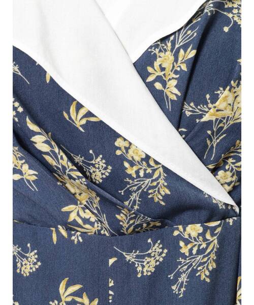 MERCURYDUO（マーキュリーデュオ）の「フラワーバックリボンロンパース（つなぎ/オールインワン・レディース・ブラック/ブルー・SMALL/MEDIUM）」の11枚目の写真