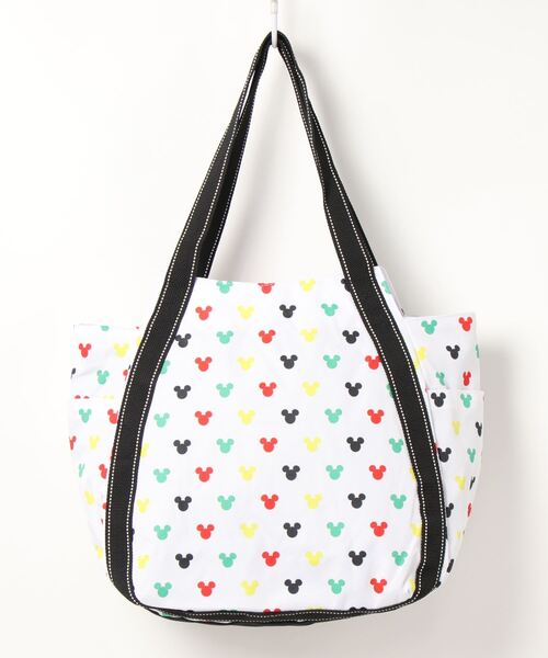 Disney（ディズニー）の「Mickey Mouse/Arnold Palmer コラボ ファスナー付きバルーントート（トートバッグ・レディース・レッド/ブラック/ホワイト・FREE）」の6枚目の写真