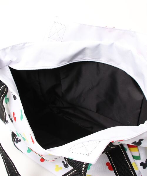 Disney（ディズニー）の「Mickey Mouse/Arnold Palmer コラボ ファスナー付きバルーントート（トートバッグ・レディース・レッド/ブラック/ホワイト・FREE）」の5枚目の写真