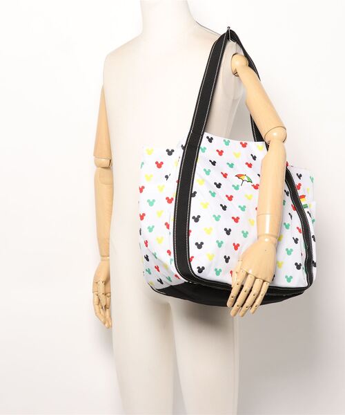 Disney（ディズニー）の「Mickey Mouse/Arnold Palmer コラボ ファスナー付きバルーントート（トートバッグ・レディース・レッド/ブラック/ホワイト・FREE）」の8枚目の写真