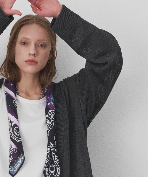 AIVER(アイバー)の「AIVER テープヤーンニットカーディガン(カーディガン/ボレロ・メンズ・ブラック/ブルー/グリーン・MEDIUM/LARGE)」の22枚目の写真