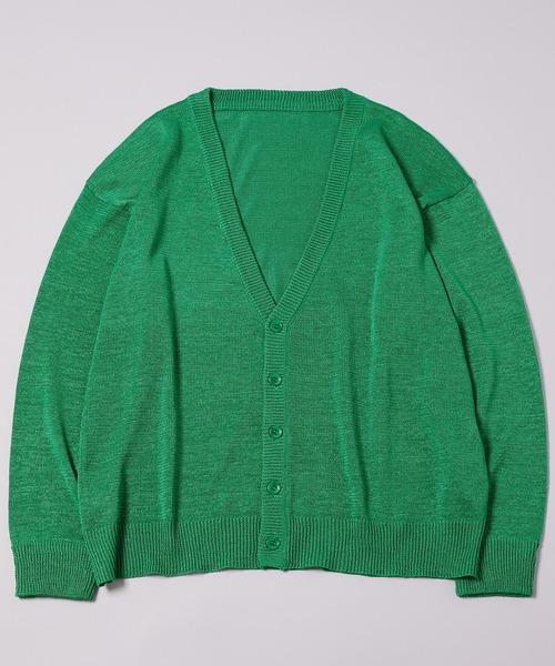 AIVER(アイバー)の「AIVER テープヤーンニットカーディガン(カーディガン/ボレロ・メンズ・ブラック/ブルー/グリーン・MEDIUM/LARGE)」の11枚目の写真