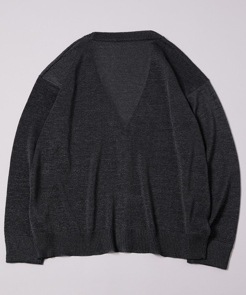 AIVER(アイバー)の「AIVER テープヤーンニットカーディガン(カーディガン/ボレロ・メンズ・ブラック/ブルー/グリーン・MEDIUM/LARGE)」の14枚目の写真