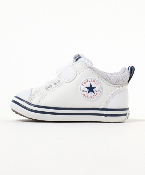 こども ビームス(コドモビームス)の「CONVERS / MINI ALL STAR N V-1 (12~15cm)(スニーカー・キッズ・ホワイト・12.5/14.5/15 /13.5/13/14/12)」の3枚目の写真