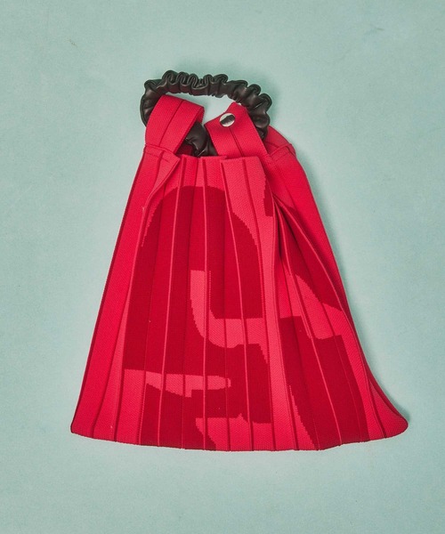 UNITED TOKYO（ユナイテッドトウキョウ）の「グラフィックニットバック（トートバッグ・レディース・ブラック/ピンク/ブルー・FREE）」の4枚目の写真