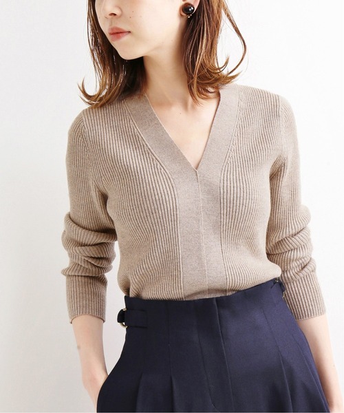 IENA ニット　Vネック　free size イエナ IENA Vネックニット