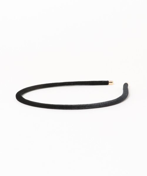 mystic（ミスティック）の「ラウンドベロアカチューシャ（カチューシャ・レディース・ブラック・ONE SIZE）」の2枚目の写真