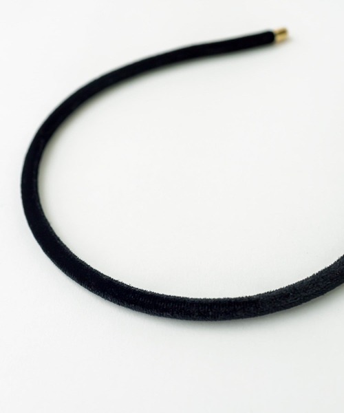 mystic（ミスティック）の「ラウンドベロアカチューシャ（カチューシャ・レディース・ブラック・ONE SIZE）」の7枚目の写真