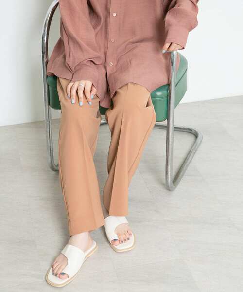 KBF(ケイビーエフ)の「イージースラックス(その他パンツ・レディース・ブラウン・ONE)」の1枚目の写真