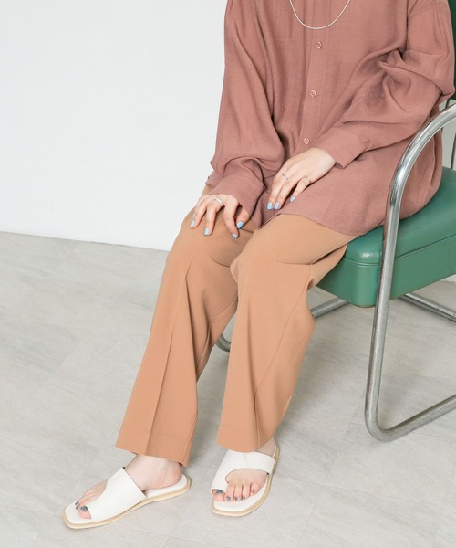 KBF(ケイビーエフ)の「イージースラックス(その他パンツ・レディース・ブラウン・ONE)」の3枚目の写真