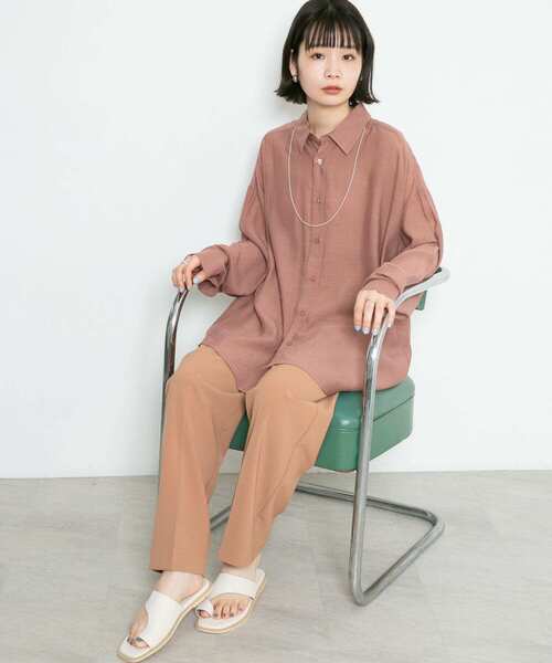 KBF(ケイビーエフ)の「イージースラックス(その他パンツ・レディース・ブラウン・ONE)」の4枚目の写真